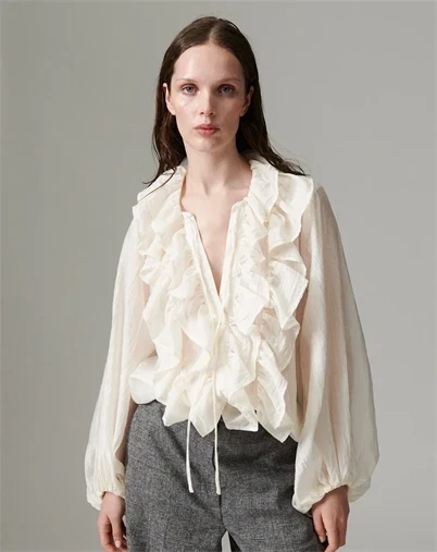 Day Birger et Mikkelsen - DAYFrey Tencilly Bluse - Jet Stream